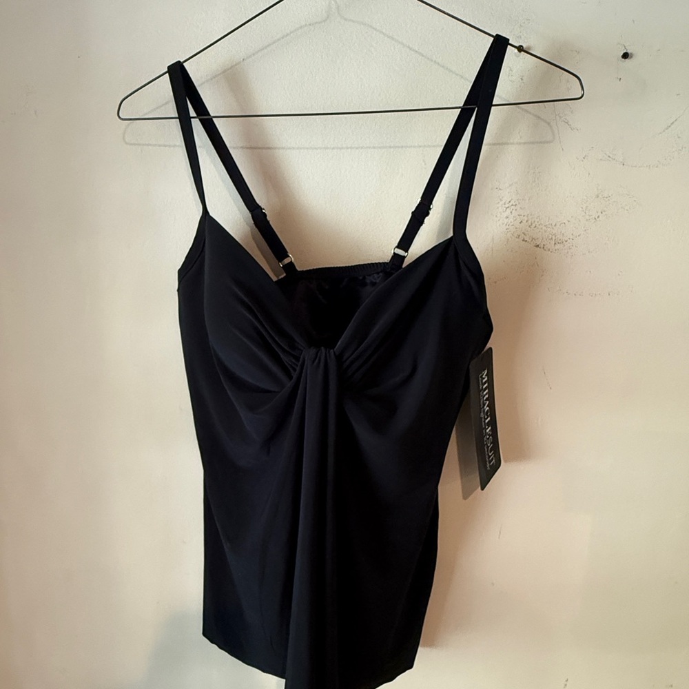 Miraclesuit Black Camisole Swim Top